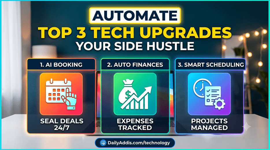Top 3 Tech Upgrades to Automate Your Side Hustle