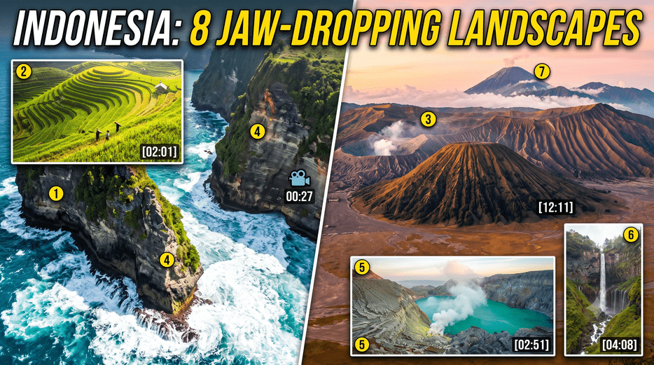 Island Wonders: An Immersion Into the Majestic Landscapes of Indonesia