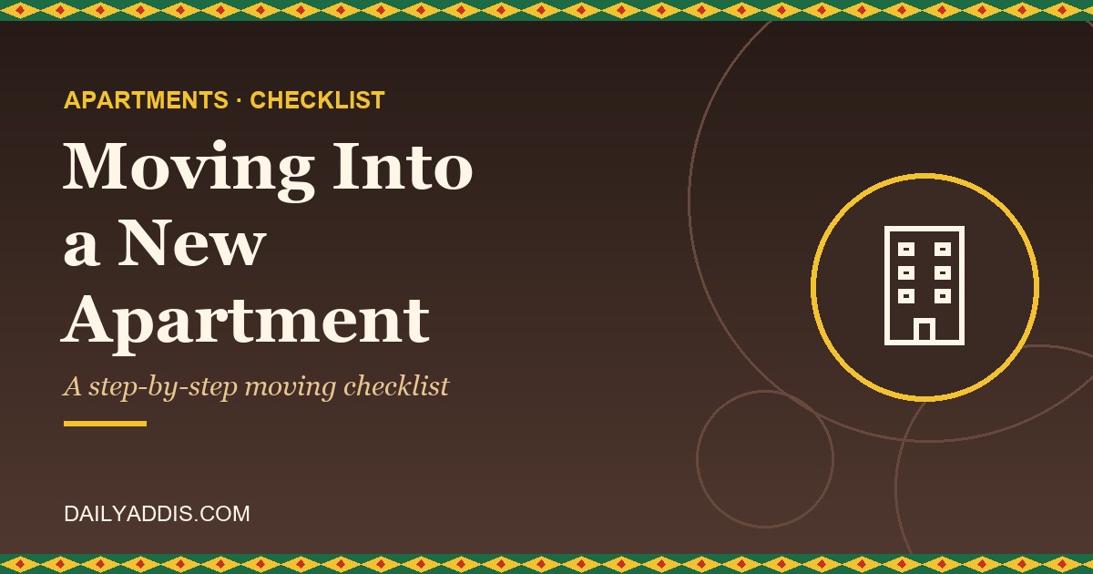Moving Into a New Apartment: A Step-by-Step Checklist